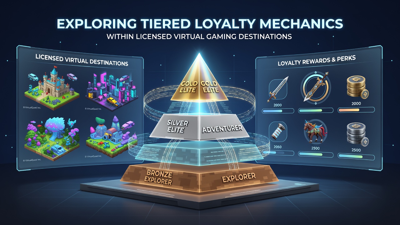 Detailed view of loyalty tier benefits including cashback percentages, exclusive bonuses, and VIP support options in virtual casinos
